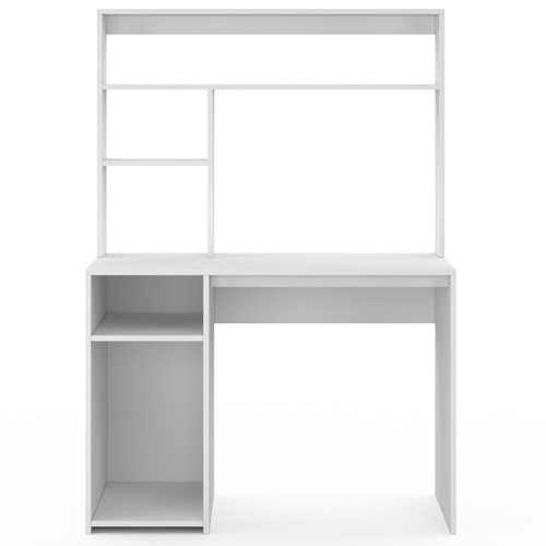 Bureau Avec étagères De Rangement Dan Blanc