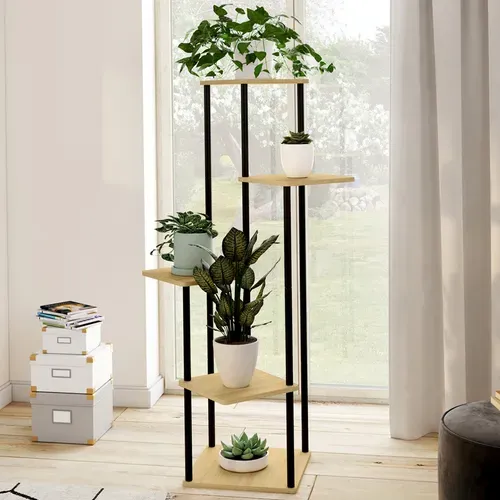 Etagère à Pots De Fleurs Porte Plante Detroit 5 Niveaux Design Industriel