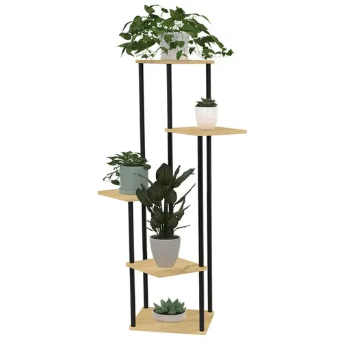 Etagère à Pots De Fleurs Porte Plante Detroit 5 Niveaux Design Industriel