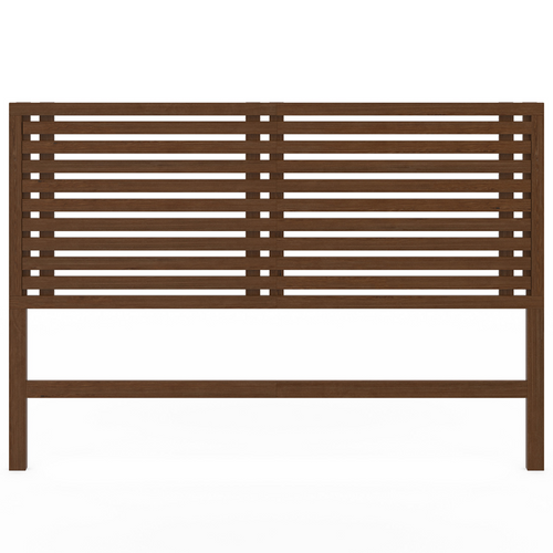 Tête De Lit Sur Pied En Lattes Ava 160 Cm Façon Bois Vieilli