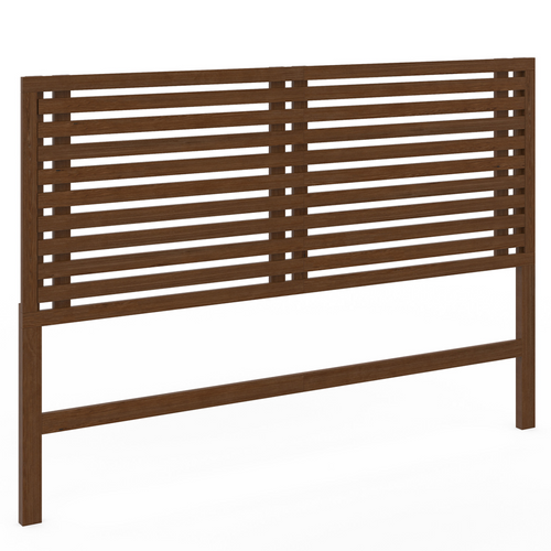 Tête De Lit Sur Pied En Lattes Ava 160 Cm Façon Bois Vieilli