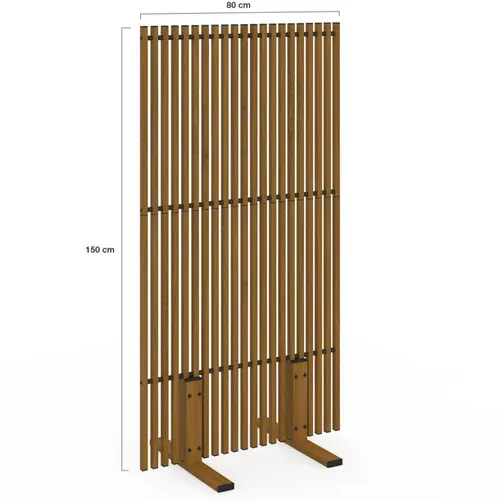 Paravent Extérieur Ajouré Claustra Décoratif Extérieur 80 X 150 Cm Effet Bois