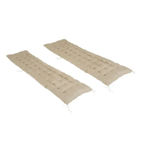 Lot De 2 Coussins Universels De Transat Adam 180 Cm Beige