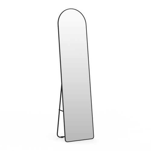 Miroir Sur Pied Contour Noir 160 X 40 Cm