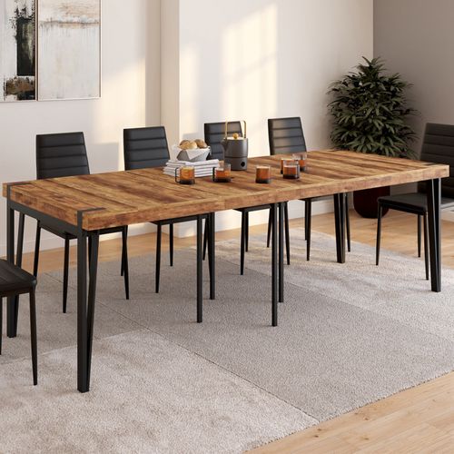 Table Console Extensible Austria 10 Personnes 235 Cm Design Industriel