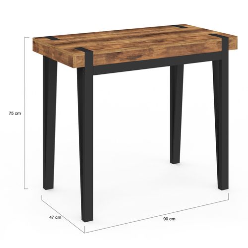 Table Console Extensible Austria 10 Personnes 235 Cm Design Industriel