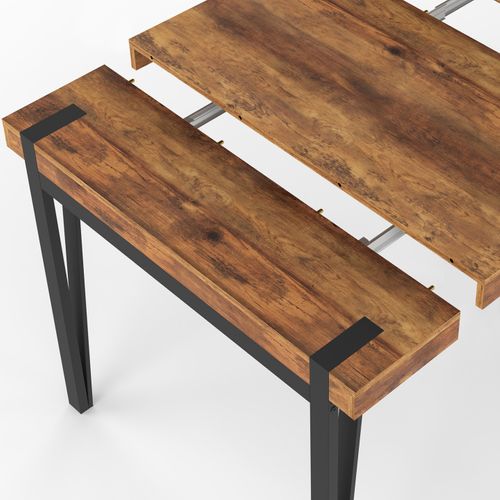 Table Console Extensible Austria 10 Personnes 235 Cm Design Industriel
