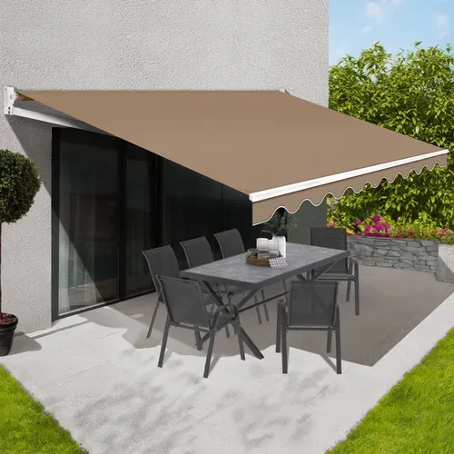 Store Banne Manuel 3,80x3 M Taupe