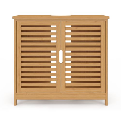 Meuble Sous Lavabo Salle De Bain Bambou Bea