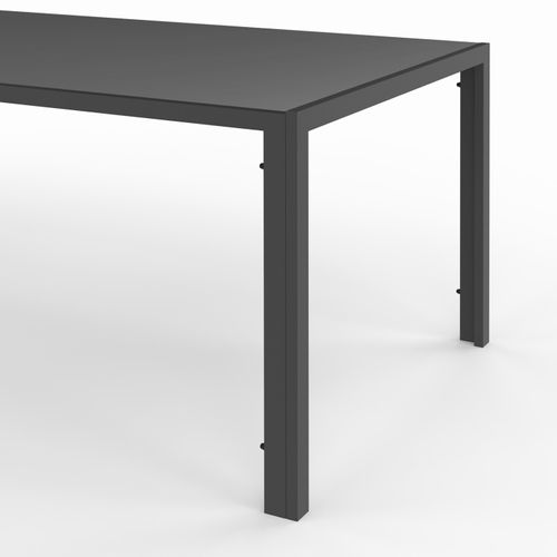 Salon De Jardin Madrid Table 150 Cm Et 6 Chaises Empilables Terracotta