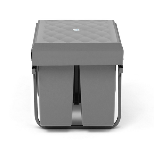 Poubelle De Tri Sélectif Encastrable 3 Compartiments Amovibles 1x15l Et 2x8l