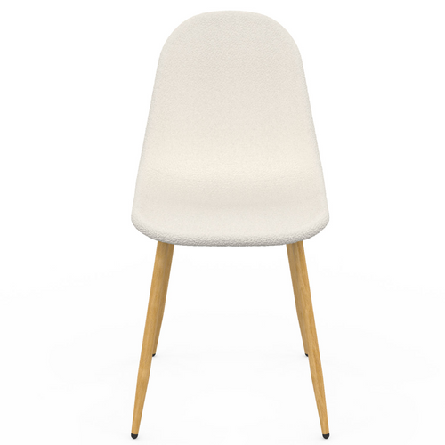 Lot De 6 Chaises Dari En Tissu Bouclette Pour Salle à Manger