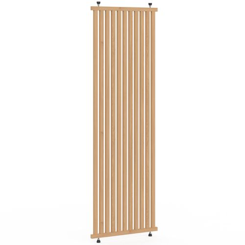 Cloison De Séparation Claustra 250 X 80 Cm En Tasseaux De Bois Coloris Chêne