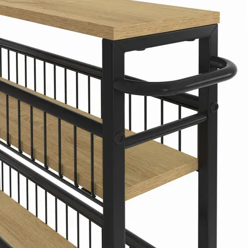 Desserte De Cuisine Gain De Place Detroit 4 Niveaux Sur Roulettes Design Industriel