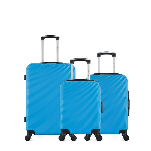 Lot De 3 Valise Extensibles Rigide 4 Roues En Polypropylène 760200 Turquoise Lot De 3 Valise Extensibles Rigide 4 Roues En Polypropylène 760200 Turquoise