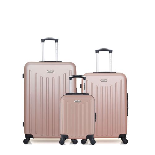Lot De 3 - Valises Grand Format, Weekend Et Cabine Xxs Brooklyn
