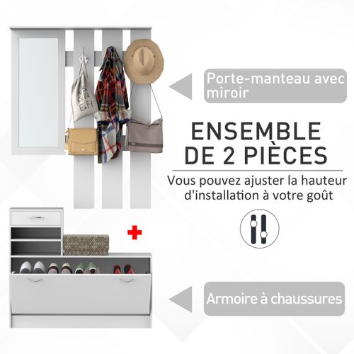 Ensemble De Meubles D'entrée Design Contemporain