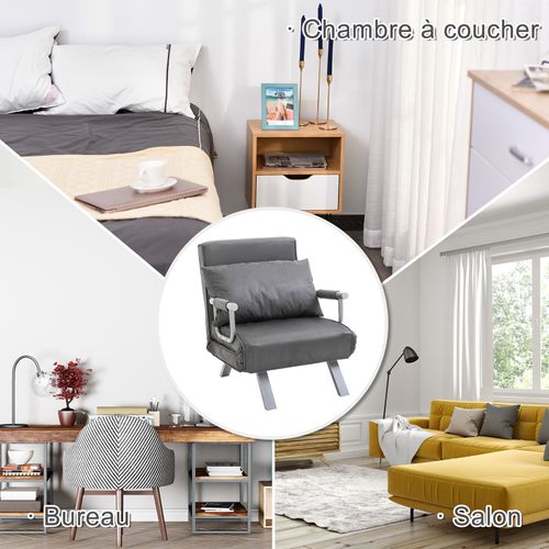 Fauteuil Chauffeuse Canapé-lit Convertible