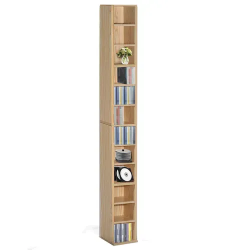 étagère Colonne Range-cd Dim. 21l X 20l X 175h Cm