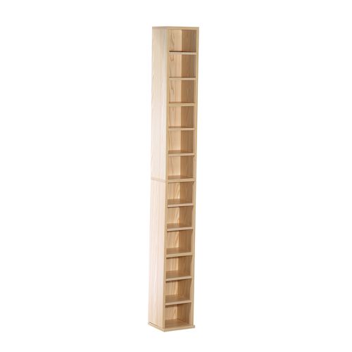 étagère Colonne Range-cd Dim. 21l X 20l X 175h Cm