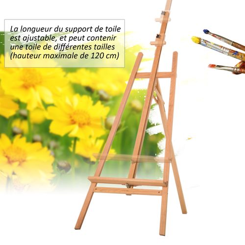 Chevalet De Peinture En Bois