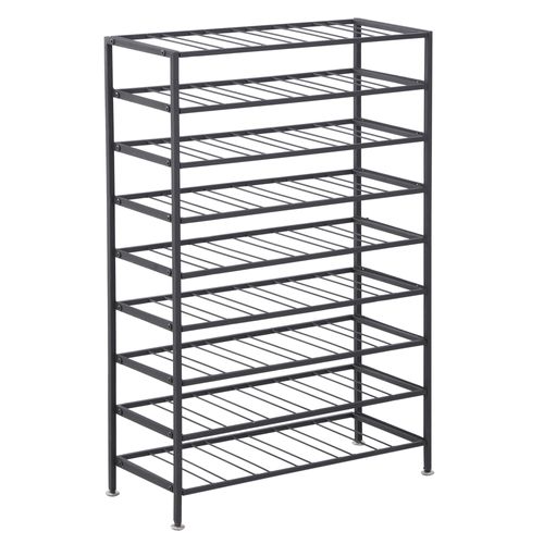 étagère à Vin Rack Pour Bouteilles Range-bouteilles 54 Bouteilles Métal Noir