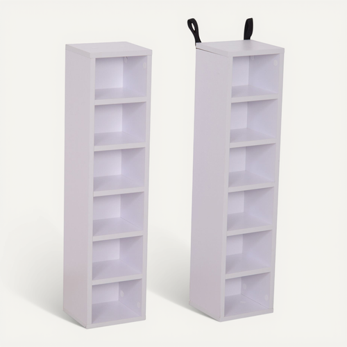 Lot De 2 étagères Colonnes Range-cd/dvd 21l X 19l X 88h Cm