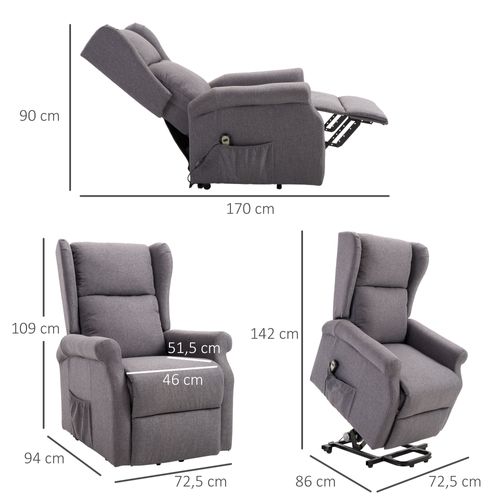 Fauteuil Releveur De Relaxation Inclinable Lin