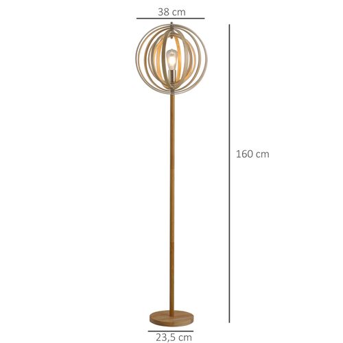Lampadaire Design En Bois