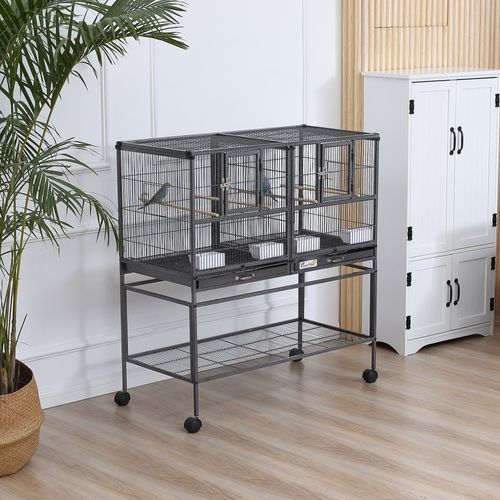 Cage à Oiseaux Avec Séparation