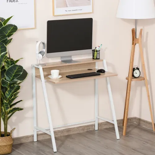 Bureau Secrétaire Néo-rétro Avec étagère