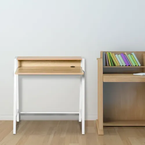 Bureau Secrétaire Néo-rétro Avec étagère