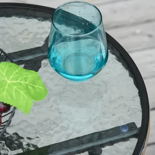 Table Basse Ronde Bistro De Jardin Pliable