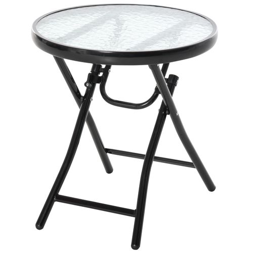 Table Basse Ronde Bistro De Jardin Pliable