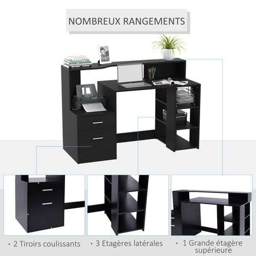 Bureau Informatique Multimédia Design Multi-rangement