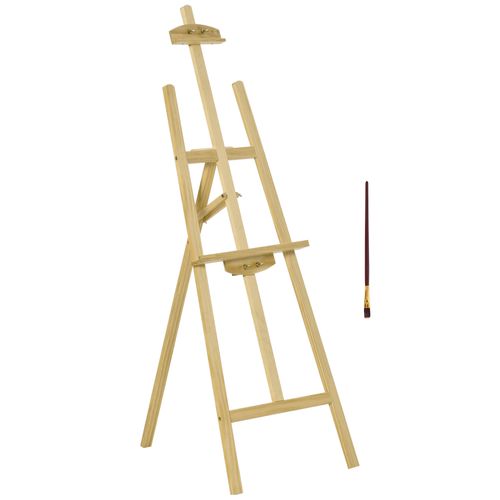 Chevalet D'artiste Sur Pieds Bois De Pin