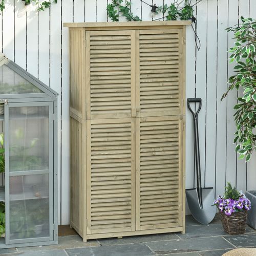 Armoire De Jardin Portes Persiennes
