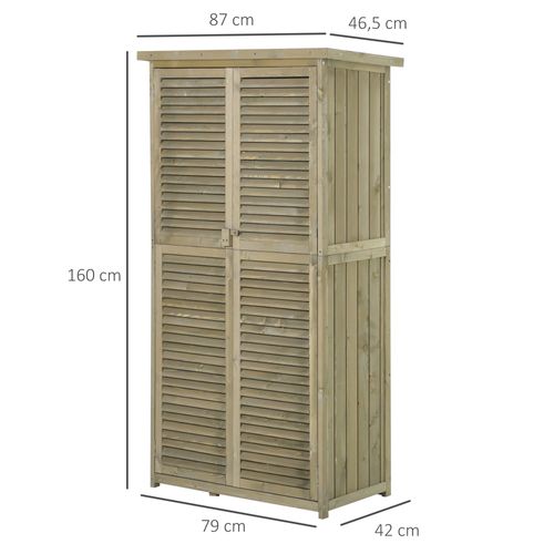 Armoire De Jardin Portes Persiennes