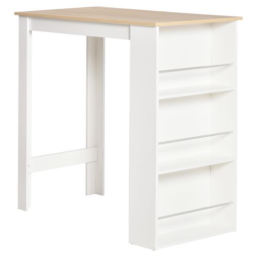 Table De Bar Avec Rangement 3 Étagères
