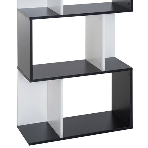 Etagère Contemporaine En S 4 étagères Bicolore