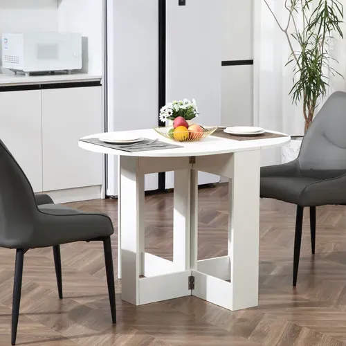 Table Pliable 2 Abattants - Table Ovale Extensible