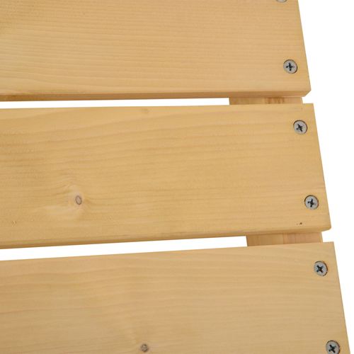 Banc De Jardin 2 Places Style Rural Chic Bois De Sapin Pré-huilé