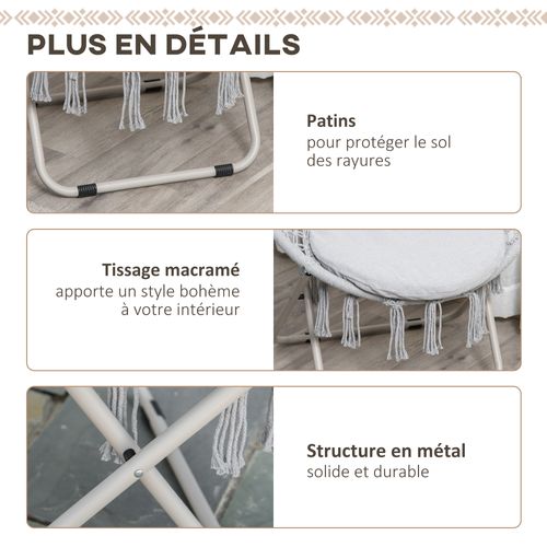 Loveuse Fauteuil De Jardin Pliable Bohème