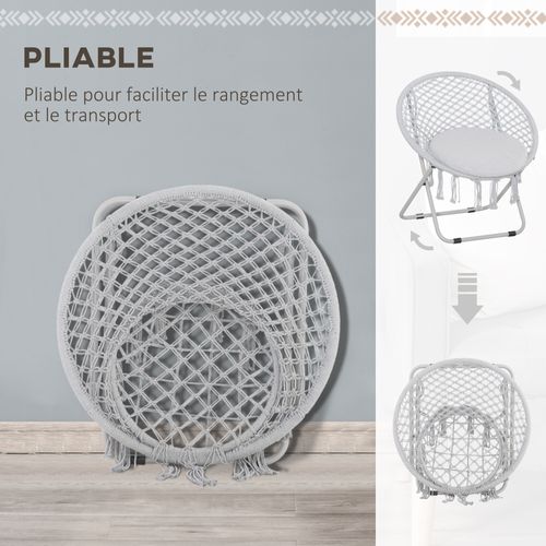 Loveuse Fauteuil De Jardin Pliable Bohème