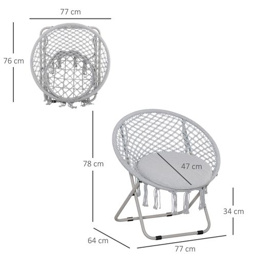 Loveuse Fauteuil De Jardin Pliable Bohème