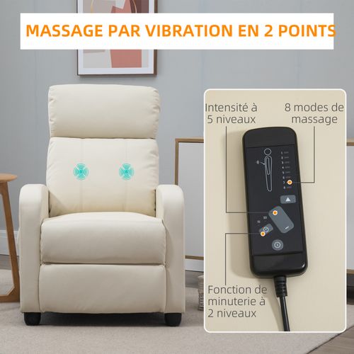 Fauteuil De Relaxation Inclinable Réglable Repose-pied