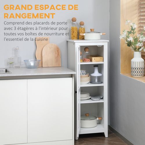 Armoire De Cuisine Style Campagne Chic Porte 3 étagères