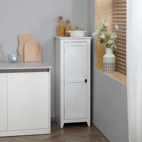 Armoire De Cuisine Style Campagne Chic Porte 3 étagères