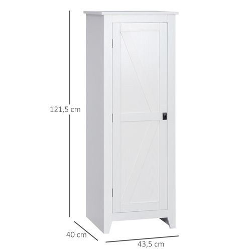 Armoire De Cuisine Style Campagne Chic Porte 3 étagères