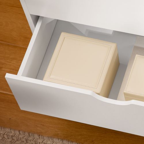 Commode 6 Tiroirs Design Scandinave Bois Pin Panneaux